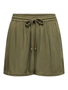 ONLY Szorty "Chiara" w kolorze khaki rozmiar: XL. Brązowe szorty ONLY, bez wzorów, z wiskozy. Za 105,38 zł.