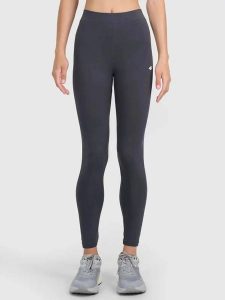 Legginsy treningowe bawełniane damskie szare 4F Szary S. Szare legginsy 4f, bez wzorów, z bawełny. Za 79,99 zł.