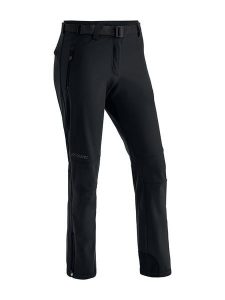 Maier Sports Spodnie softshellowe "Tech" w kolorze czarnym rozmiar: 42. Czarne spodnie dresowe Maier Sports, bez wzorów, z tkaniny, outdoorowe. Za 399,71 zł.