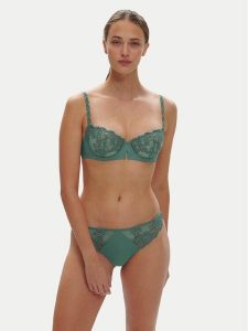 Simone Pérèle Stringi Saga 15C700 Zielony. Zielone stringi Simone Pérèle, bez wzorów, z syntetyku. Za 239,99 zł.