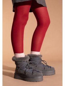 Gooce Skórzane botki zimowe "Warm" w kolorze antracytowym rozmiar: 38. Czarne botki Gooce, na zimę, bez wzorów, z materiału, bez obcasa, na platformie, bez zapięcia. Za 217,99 zł.