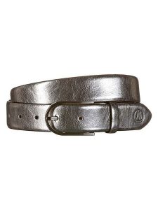 Herrlicher Skórzany pasek w kolorze srebrnym rozmiar: 115. Szare paski Herrlicher, bez wzorów, z materiału. Za 82,99 zł.