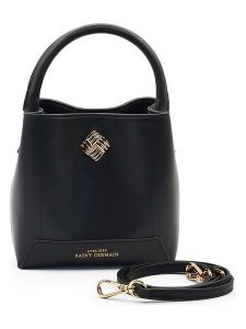 ATELIERS SAINT GERMAIN Skórzana torebka w kolorze czarnym - 17 x 17 x 10 cm rozmiar: onesize. Czarne torebki klasyczne ATELIERS SAINT GERMAIN, bez wzorów, z materiału, przez ramię, bez dodatków. Za 411,95 zł.