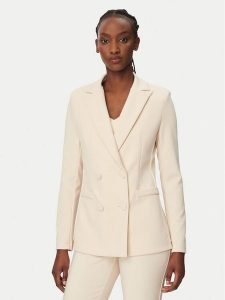 Rinascimento Marynarka CFC0128295003 Beżowy Slim Fit. Brązowe marynarki i żakiety Rinascimento, xl, bez wzorów, z syntetyku. Za 534,99 zł.