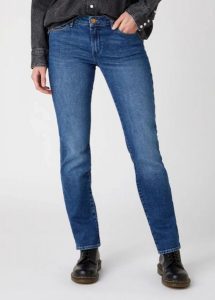 WRANGLER damskie spodnie jeansowe STRAIGHT AIRBLUE 112141301. Jeansy Wrangler, bez wzorów, z jeansu. Za 179,99 zł.