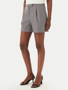 ONLY Szorty materiałowe Linda 15283727 Szary Regular Fit. Szare szorty ONLY, bez wzorów, z materiału. Za 159,99 zł.