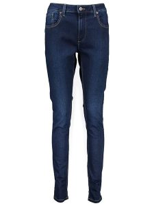 Pepe Jeans Dżinsy - Skinny fit - w kolorze granatowym rozmiar: W32/L32. Niebieskie jeansy Pepe Jeans, z aplikacjami, z jeansu. Za 180,06 zł.
