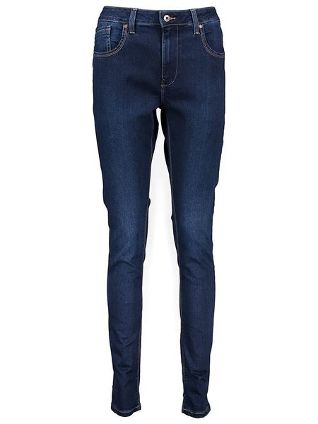 Pepe Jeans Dżinsy - Skinny fit - w kolorze granatowym rozmiar: W26/L32. Niebieskie jeansy Pepe Jeans, z aplikacjami, z jeansu. Za 117,73 zł.