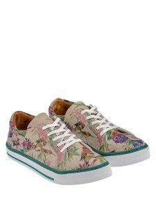 Streetfly Sneakersy w kolorze beżowym ze wzorem rozmiar: 39. Brązowe trampki Streetfly, bez wzorów, bez zapięcia. Za 200,45 zł.