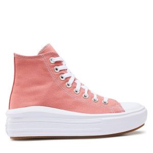 Trampki Converse. Czerwone trampki Converse, bez wzorów, bez zapięcia. Za 419,99 zł.