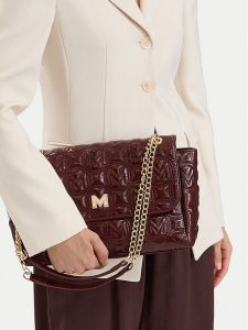 MEXX Torebka CEO-MEXX-L-013-10 Bordowy. Czerwone torebki klasyczne Mexx, bez wzorów, ze skóry, bez dodatków. Za 199,99 zł.