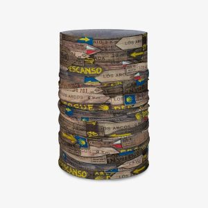 Chusta wielofunkcyjna Buff Coolnet UV+. Brązowe apaszki i chusty Buff, bez wzorów. Za 70,99 zł.