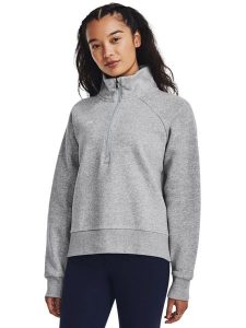Under Armour Bluza "Rival" w kolorze szarym rozmiar: M. Szare bluzy Under Armour, m, bez wzorów, bez kaptura. Za 171,45 zł.
