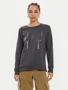 Gap Bluza 540907-00 Szary Relaxed Fit. Szare bluzy GAP, xxs, bez wzorów, z bawełny, bez kaptura. Za 109,99 zł.