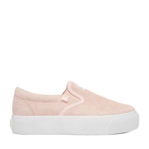 Tenisówki DC Shoes. Czerwone trampki DC Shoes, bez wzorów, bez zapięcia. Za 189,99 zł.