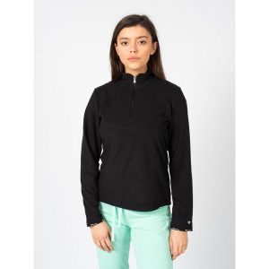 Bluza trekking damska. Czarne bluzy Champion, l, bez wzorów, z poliesteru, bez kaptura. Za 156,00 zł.