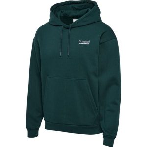 Bluza z kapturem Hummel Loose. Zielone bluzy Hummel, bez wzorów, z kapturem. W wyprzedaży za 228,00 zł.