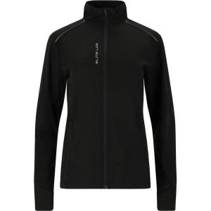 Damska kurtka wodoodporna Elite Lab Heat X2. Czarne kurtki ELITE LAB, bez wzorów, bez kaptura. Za 322,50 zł.