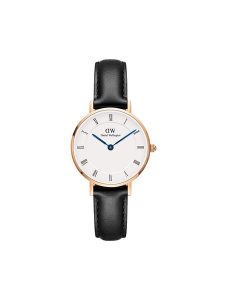 Daniel Wellington Zegarek Petite Roman Numerals Shieffield DW00100683 Czarny. Czarne, analogowe zegarki Daniel Wellington. Za 469,99 zł.