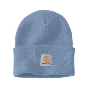 Czapka zimowa Carhartt Acrylic Watch Hat. Czerwone czapki CARHARTT, bez wzorów, sportowe. Za 72,99 zł.