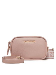 Valentino Torebka Miramar VBS7UE01G Różowy. Czerwone listonoszki Valentino, bez wzorów, ze skóry, bez dodatków. Za 299,99 zł.