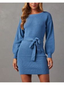 Milan Kiss Sukienka dzianinowa w kolorze błękitnym rozmiar: XL. Niebieskie sukienki Milan Kiss, na co dzień, xl, bez wzorów, z dzianiny, bez kołnierzyka, bez ramiączek, mini, proste. Za 165,99 zł.