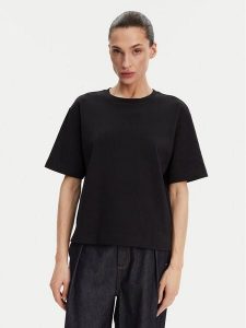 Weekend Max Mara T-Shirt 2515941042650 Czarny Regular Fit. Czarne t-shirty Weekend Max Mara, xs, bez wzorów, z bawełny, bez kołnierzyka, bez ramiączek. Za 219,99 zł.