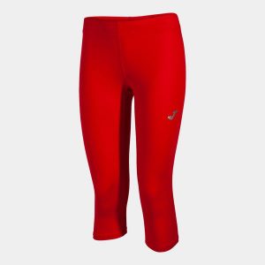 Legginsy do biegania damskie Joma Record III 3/4. Czerwone legginsy JOMA, bez wzorów. Za 184,95 zł.