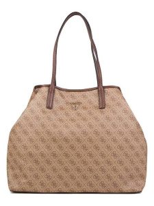 Guess Shopper bag w kolorze karmelowym - 40 x 34 x 20 cm rozmiar: onesize. Brązowe shopper bag Guess, z aplikacjami, z materiału, na ramię, bez dodatków. Za 521,99 zł.