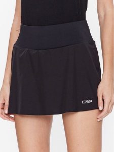 CMP Spódnica funkcyjna 32C6266 Czarny Regular Fit. Czarne szorty CMP, bez wzorów, z syntetyku, sportowe. Za 199,99 zł.