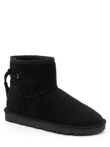 ISLAND BOOT Botki zimowe "Phoebe" w kolorze czarnym rozmiar: 36. Czarne botki Island Boot, na zimę, bez wzorów, z materiału, bez obcasa, bez zapięcia. Za 122,96 zł.