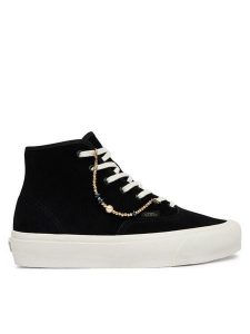 Vans Tenisówki Authentic Hi 2.0 VN000EKKZX11 Czarny. Czarne trampki Vans, bez wzorów, ze skóry, bez zapięcia. Za 429,99 zł.