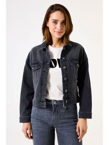 Garcia Kurtka dżinsowa w kolorze antracytowym rozmiar: XXL. Czarne kurtki Garcia, xxl, bez wzorów, z bawełny, bez kaptura. Za 217,99 zł.