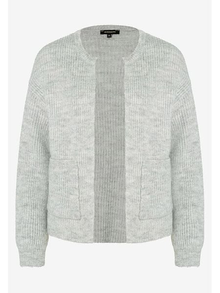 More & More Kardigan w kolorze jasnoszarym rozmiar: 46. Szare swetry oversize More & More, bez wzorów, bez ramiączek. Za 149,66 zł.