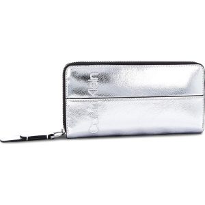 Duży Portfel Damski CALVIN KLEIN - Dual Large Ziparound Metalic K60K604675 904. Portfele marki Calvin Klein. W wyprzedaży za 249,00 zł.