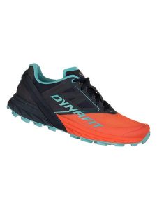 DYNAFIT Buty "Alpine" w kolorze czarno-pomarańczowym do biegania rozmiar: 37. Czarne buty sportowe Dynafit, bez wzorów, z materiału, bez zapięcia, do biegania. Za 320,63 zł.