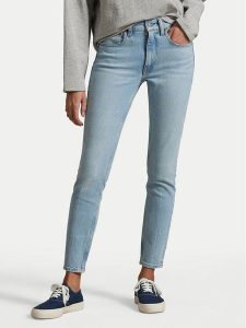 Polo Ralph Lauren Jeansy 211969388001 Niebieski Slim Fit. Niebieskie jeansy Polo Ralph Lauren, bez wzorów, z jeansu. Za 676,99 zł.
