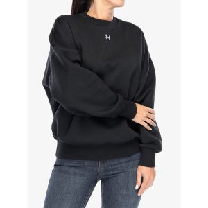 Bluza damska Under Armour UA Rival Fleece Oversized Crew. Czarne bluzy Under Armour, m, bez wzorów, bez kaptura. Za 172,99 zł.