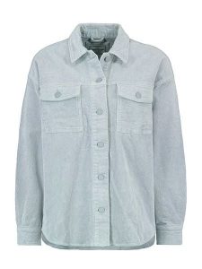 Sublevel Sztruksowa kurtka koszulowa w kolorze błękitnym rozmiar: L. Niebieskie kurtki Sublevel, l, bez wzorów, ze sztruksu, bez kaptura. Za 175,26 zł.