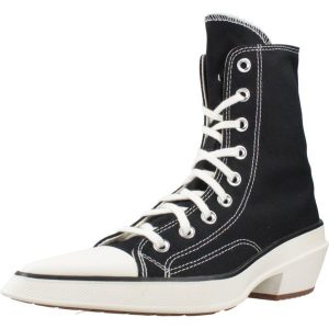 CONVERSE CHUCK 70 DE LUXE POINTED HI Czarny. Czarne trampki Converse, bez wzorów, z tkaniny, bez zapięcia. Za 528,96 zł.