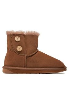 EMU Australia Śniegowce Piction W13141 Brązowy. Brązowe buty zimowe EMU Australia, ze skóry, bez obcasa, bez zapięcia. Za 699,99 zł.