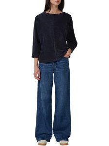 S.OLIVER RED LABEL Bluzka w kolorze granatowym rozmiar: 36. Niebieskie bluzki s.Oliver RED LABEL, s, bez wzorów, bez kołnierzyka, bez ramiączek. Za 108,99 zł.