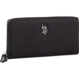 Duży Portfel Damski U.S. POLO ASSN. - New Ports. L Zip Ard Wall BEUNP0432WVP000 Black. Portfele marki U.S. Polo Assn. W wyprzedaży za 139,00 zł.