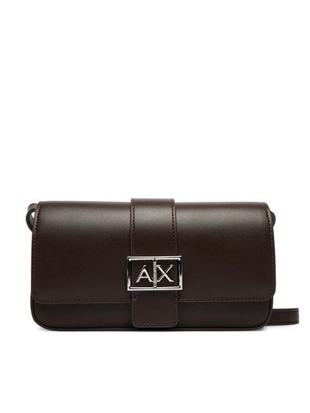 Armani Exchange Torebka XW002567 AF12039 U6018 Brązowy. Brązowe listonoszki Armani Exchange, bez wzorów, ze skóry, bez dodatków. Za 439,99 zł.