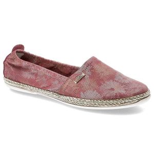 Różowe Espadryle Lemar Damskie Wygodne Lekkie Buty. Czerwone balerinki Lemar, bez wzorów, ze skóry, bez obcasa. Za 149,00 zł.