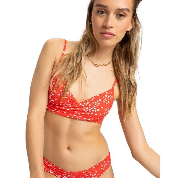 Stanik bikini typu bralette PT BEACH CLASSICS Czerwony Kobiety. Czerwone bikini Roxy, bez wzorów, z elastanu. Za 168,90 zł.