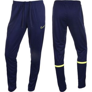 Spodnie Sportowe damskie Nike Dri-Fit Academy 21 Pant. Niebieskie spodnie dresowe Nike, xl, bez wzorów, dri-fit (nike). Za 208,72 zł.
