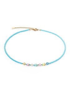 COEUR DE LION Naszyjnik z kryształami Swarovski - dł. 42 cm rozmiar: onesize. Niebieskie naszyjniki COEUR DE LION, z kryształem, szklane. Za 282,80 zł.