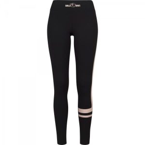 Legginsy do ćwiczeń damskie Gorilla Sports. Czarne legginsy GORILLA SPORTS, bez wzorów. Za 89,99 zł.