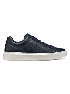 Geox Skórzane sneakersy "Deiven" w kolorze granatowym rozmiar: 44. Niebieskie trampki Geox, bez wzorów, bez zapięcia. Za 299,95 zł.